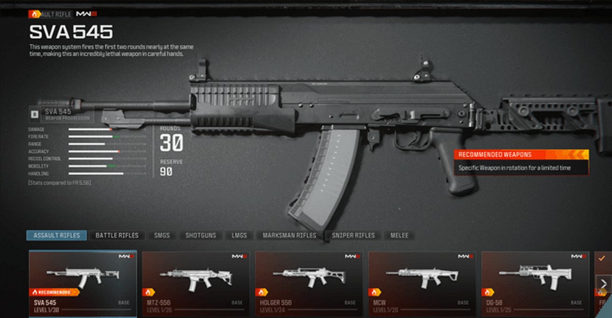 Exploitez la puissance SVA 545 dans Warzone 3